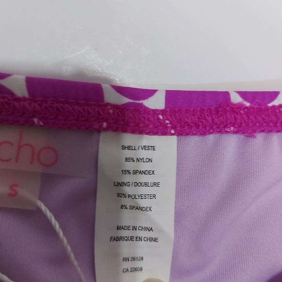 Echo Purple Polka Dot Bikini Bottoms - Picture 6 of 11